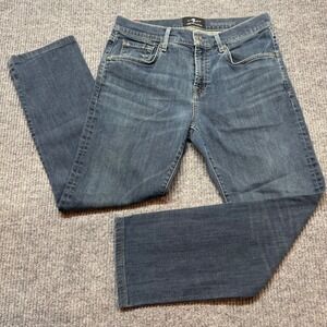 7 For All Mankind The Straight Jeans Mens 33x28 Luxe Performance Stretch Denim